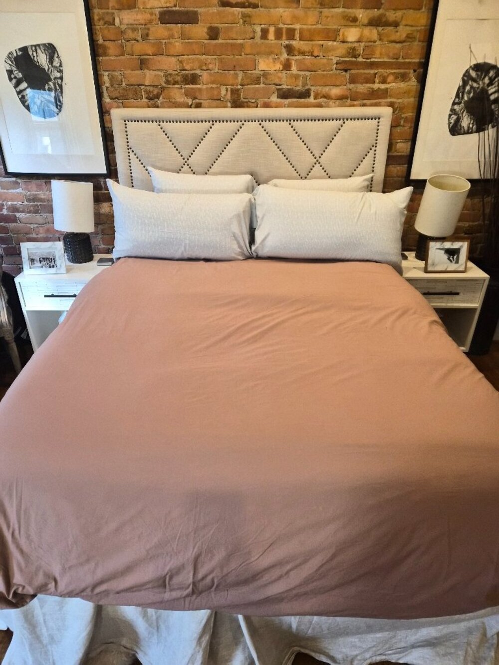 Parachute Percale Duvet Cover - King/Cal King – Clay – New Without Tags